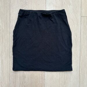 Aritzia Wilfred Free Finley Black Mini Skirt